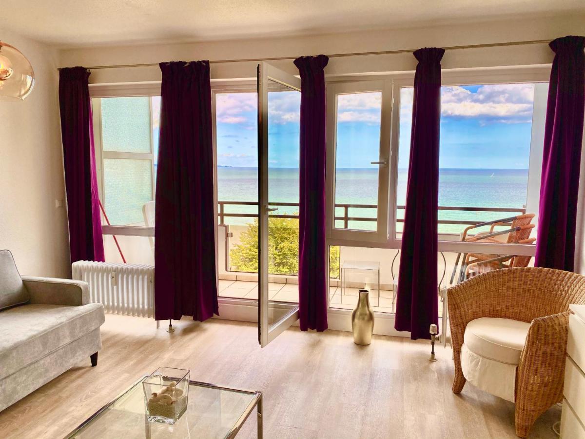 Studio Mit Panorama-Meerblick Und Direkter Strandlage In Scharbeutz Exterior foto