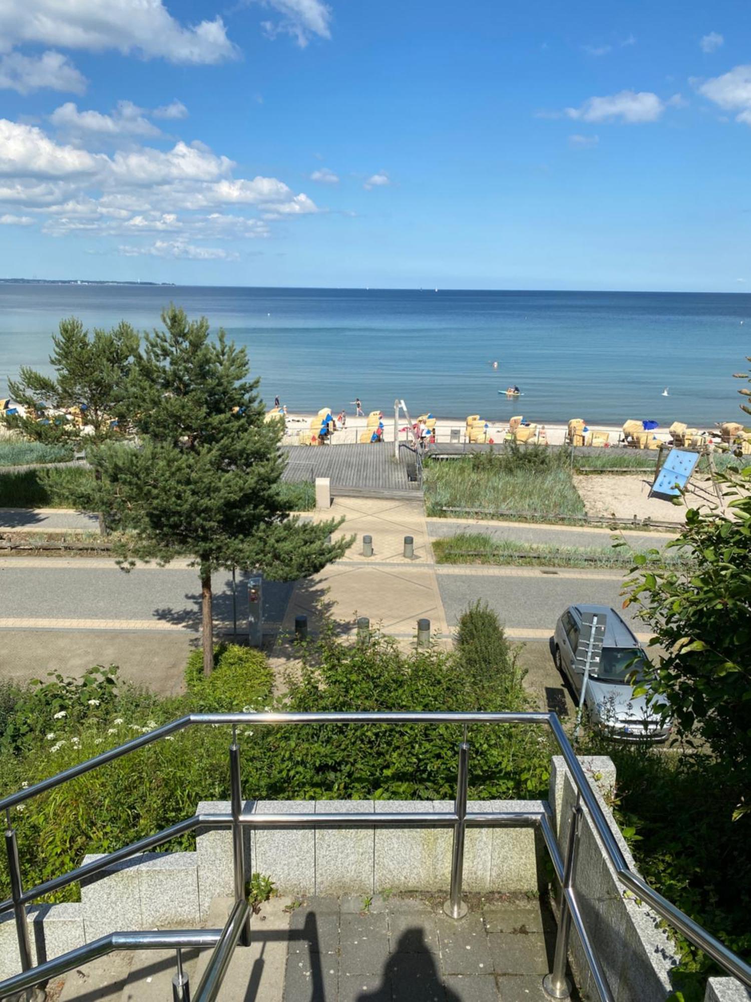 Studio Mit Panorama-Meerblick Und Direkter Strandlage In Scharbeutz Exterior foto